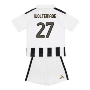 Juventus Nick Woltemade #27 Hjemmebanetrøje Børn 2026-27 Kortærmet (+ Korte bukser)